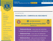 Tablet Screenshot of distritolc8.com.br